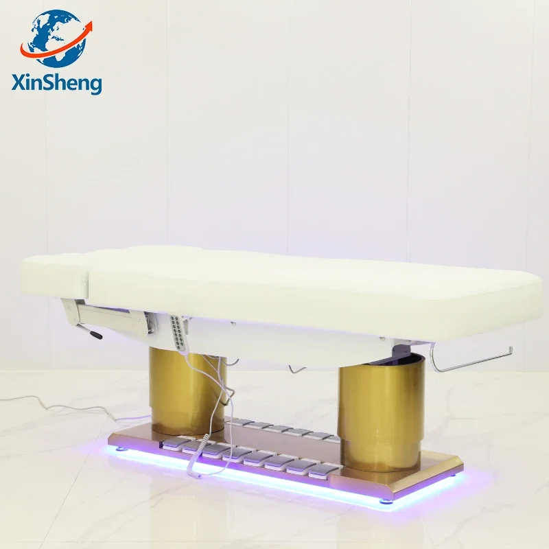 XingSheng سرير العناية بالجمال الكهربائي للوجه العلاج المائي طاولة التدليك صالون رمش سرير تدليك الجسم كله سبا الأثاث #2