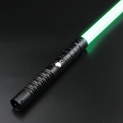 RGB Lightsaber Metal Handle Laser Sword Toy Heavy Dueling Hitting Sound Effect FX Duel Light Sword LED USB Charging for Gift