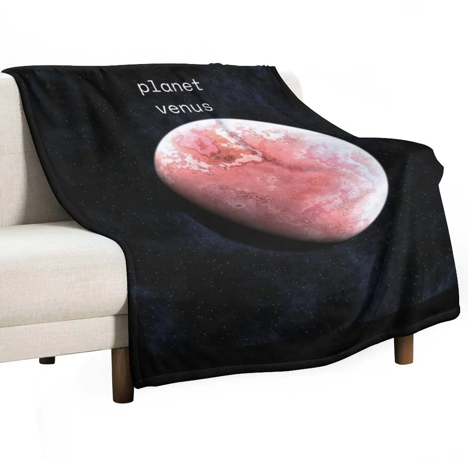 venus space planet Throw Blanket Soft Plaid Bed heavy to sleep Blankets