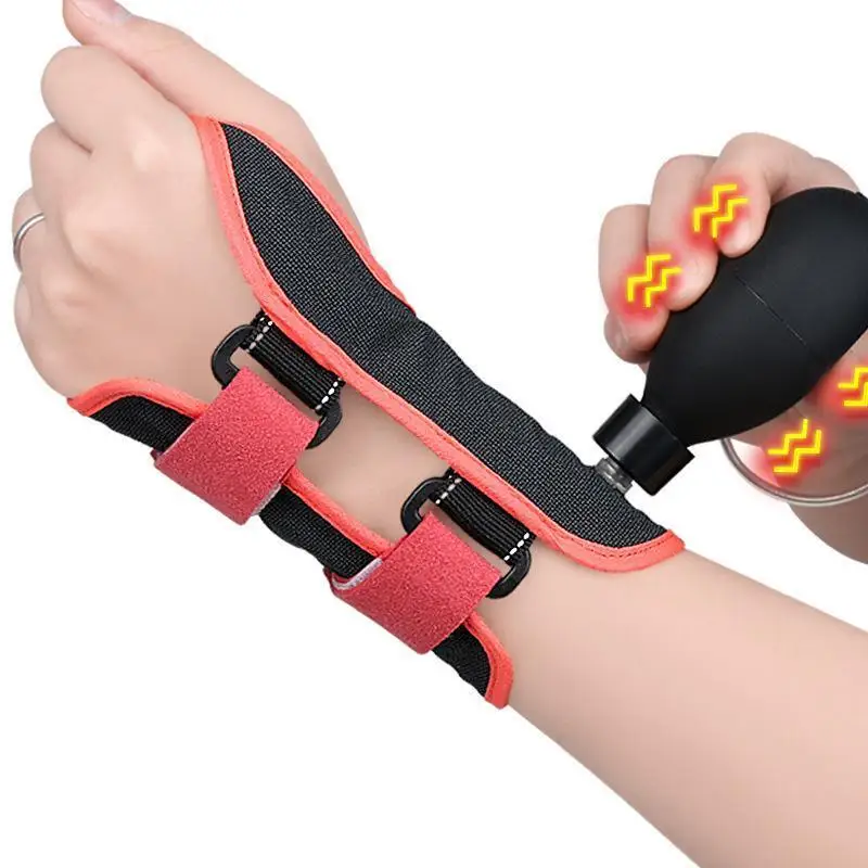 Carpal Tunnel Wrist Protector Air Brace Inflatable Wrist Splint for Hand Support Wristband Tendonitis Arthritis Pain Relief