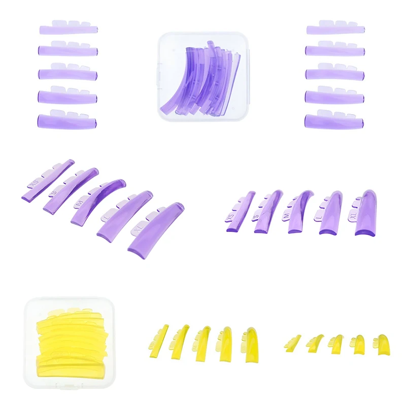 5 زوج/صندوق ذاتية اللصق سيليكون رمش بيرم قضيب لاش رفع لوحة التصفيح ثلاثية الأبعاد جلدة تمديد بكرة الشعر اكسسوارات أدوات #4