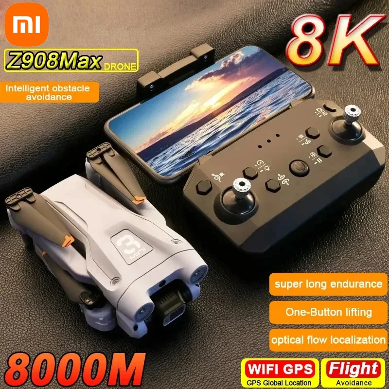 

Xiaomi Z908Max Drone 8K 5G GPS Professional HD Aerial Photography Dual-Camera Omnidirectional Four Axis Obstacle Avoidance