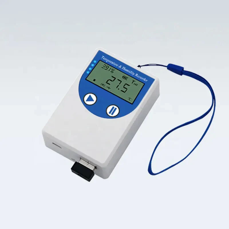 waterproof display temperature humidity recorder usb temperature logger with input recorder