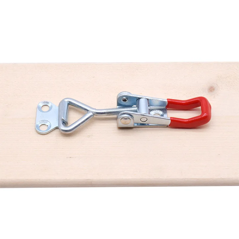 8pcs Adjustable Toolbox Case Metal Toggle Latch Catch Clasp Quick Release Clamp Anti-Slip Push Pull Toggle Clamp Tools