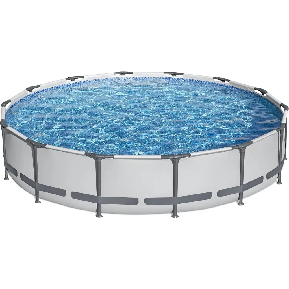 

Steel Pro MAX 14' x 33" Round Above Ground Pool Set | Includes 530gal Filter Pump