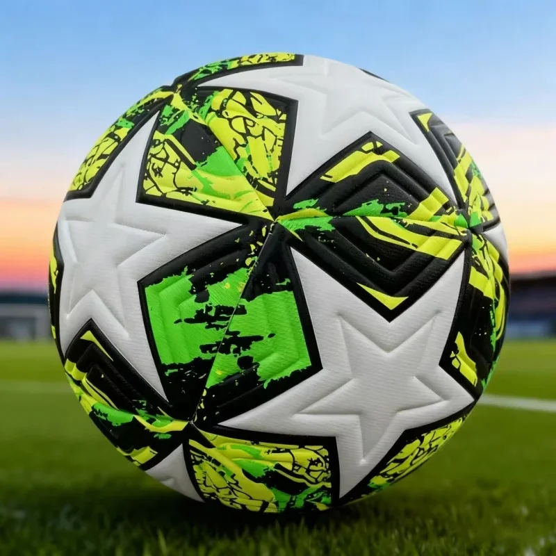 Tamanho padrão 5 futebol adulto juventude profissional ao ar livre esportes jogo bolas treinamento sem costura material do plutônio de alta qualidade