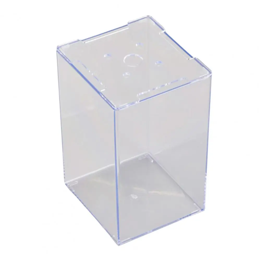 Convenient Fish Tank Ventilation Holes Acrylic Aquarium Accessories Isolation Square Box Betta Fish Tank Raise Small Pets