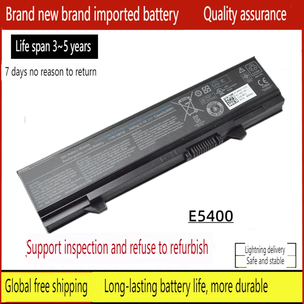 

New Laptop battery for DELL E5400 E5410 E5500 E5510 E5550 451-10616 PP32LA PP32LB KM769 T749D