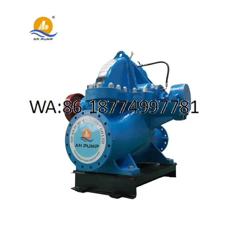 custom Horizontal Single Stage Double Suction Centrifugal Pump With for Motor for Agricultural Irrigation