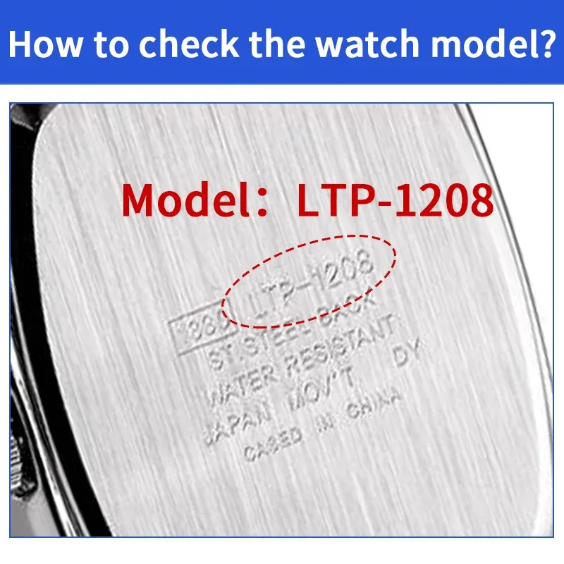 Quadratische Uhr Kristall Quadratisches Mineralglas Modell für Casio LTP-1208 SHS-D400 EF-333 EFR-511 EDIFICE Uhrenreparaturteile Uhrenspiegel