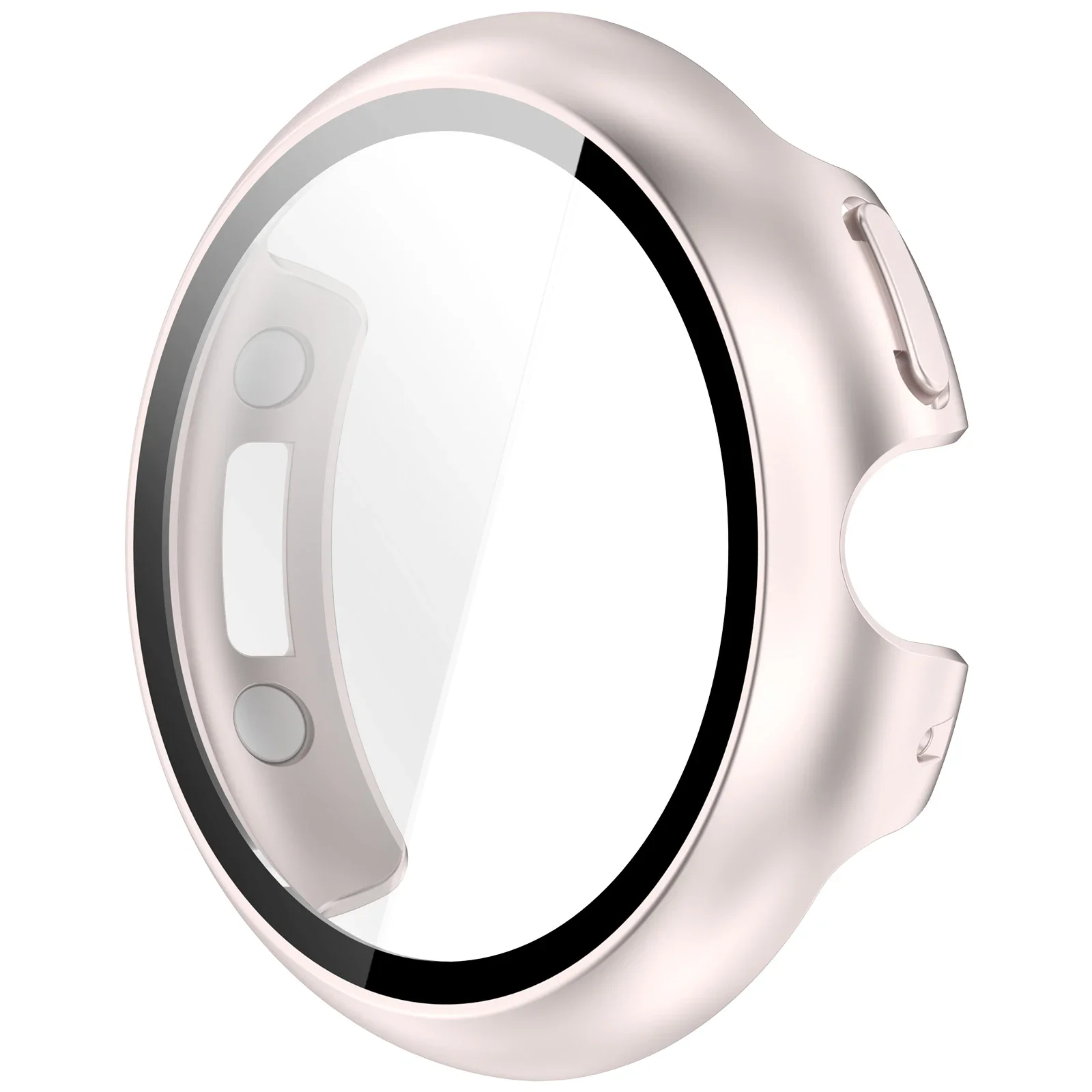 Gehärtetes Glas + Hülle für Google Pixel Watch 5 41mm 45mm, Hart-PC Rundumschutz-Bumper mit Displayschutzfolie für Google Pixel Watch 4 – Detail 27
