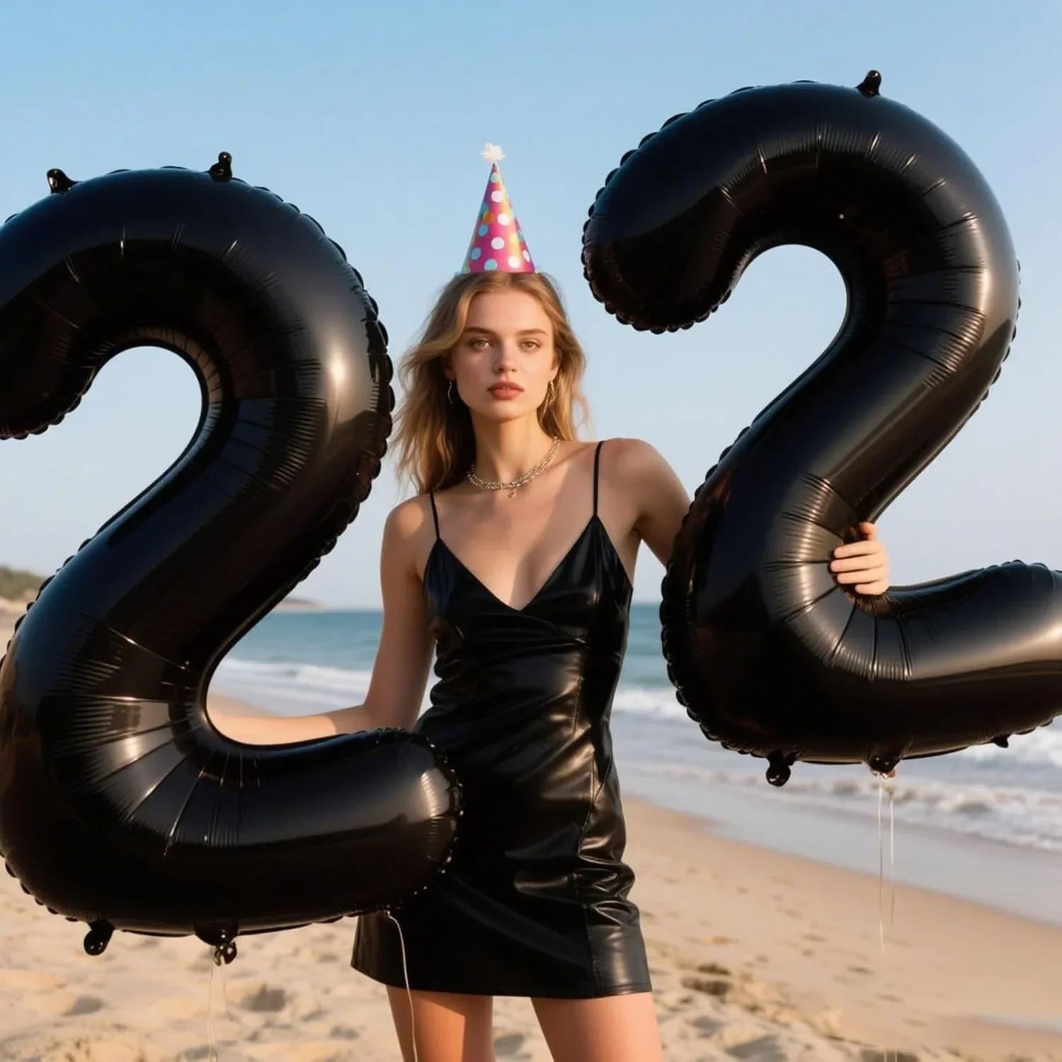 

Black Number Mylar Foil Balloon Helium Reusable Background Decor Supplies for Adults Kids Birthday Anniversary Festival Event