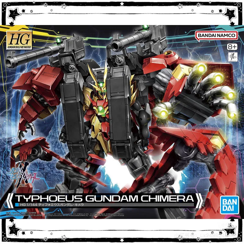 

In Stock Bandai Gundam Model Kit Anime Figure HG 1/144 Typhoeus Chimera Anime Action Figure Collection Assembly Model Toys Gifts