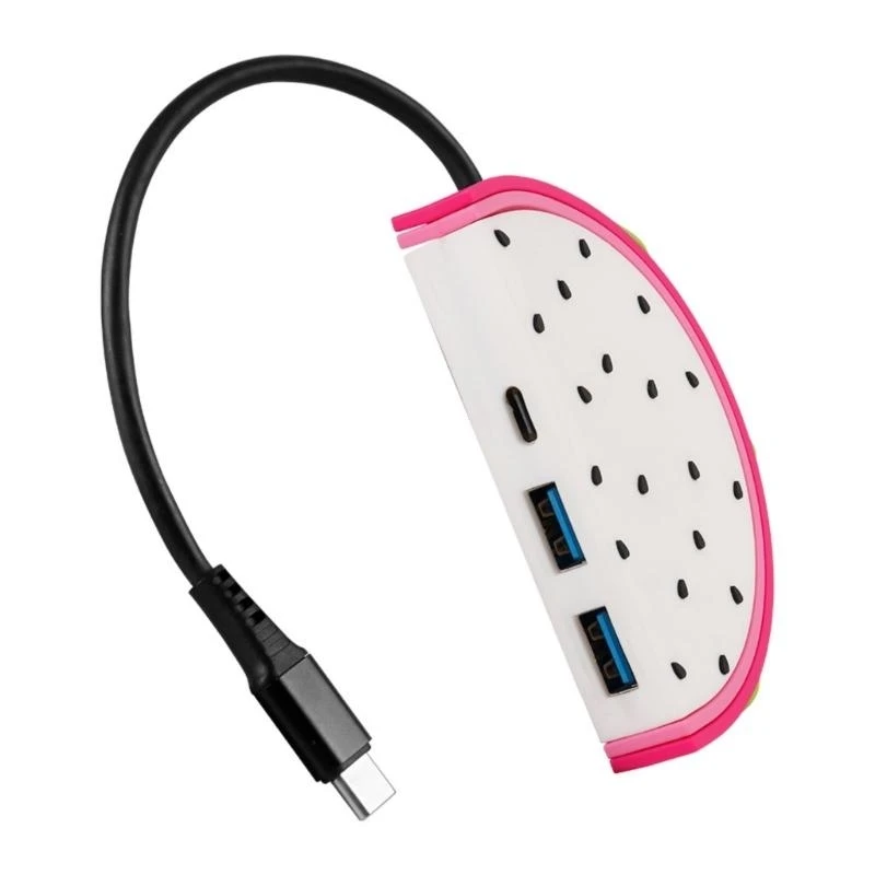 Mężczyzna typu C do 2x USB3.0+Typ Cewery Multiports Desktop Adapter