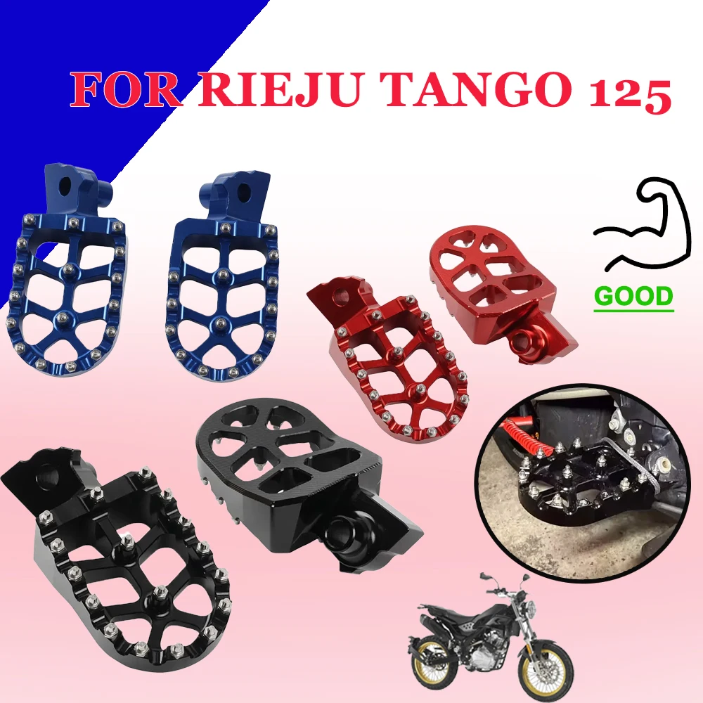 

For Rieju Tango 125 2021 2022 2023 2024 2025 2026 Motorcycle Accessories Footrest Footpeg Foot Pegs Foot Rests Foot Pedals