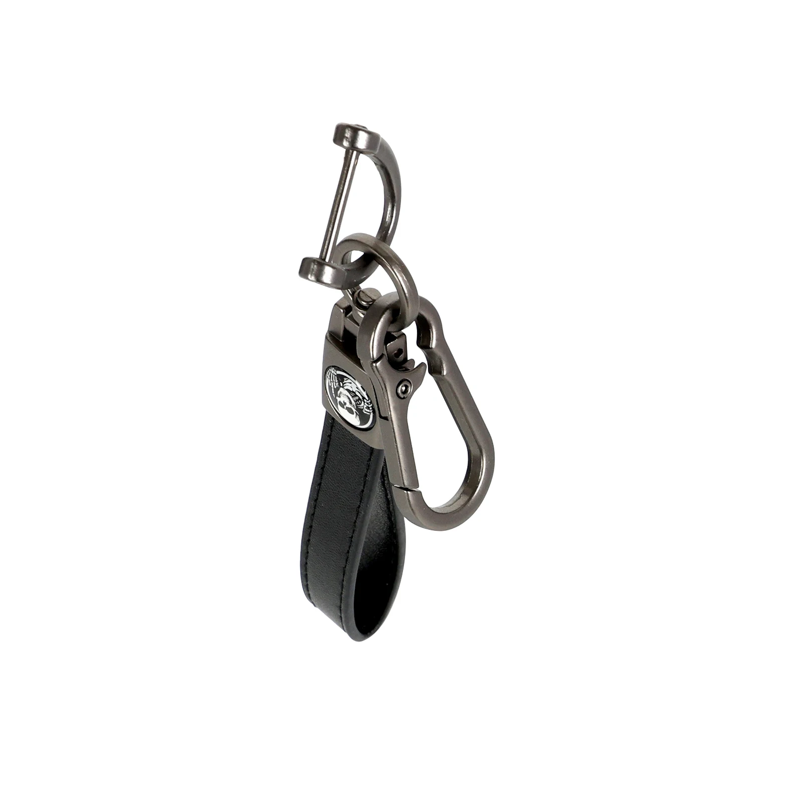 Motorcycle Keychain Metal Buckle Leather Durable Lanyard Fits For Harley Davidson Softail Low Rider XL883