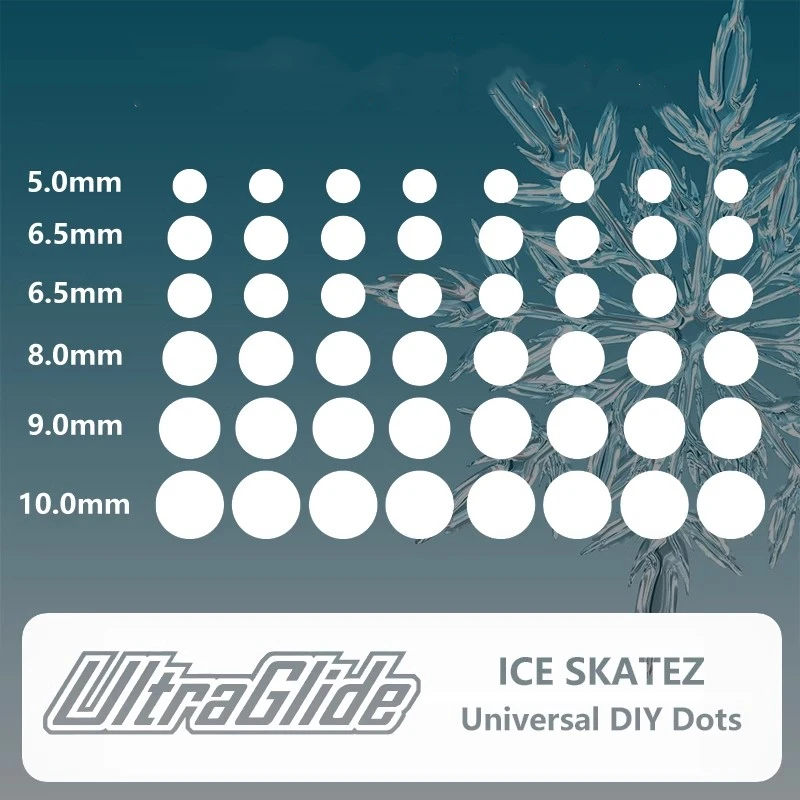 48pcs/pack Ultraglide Universal DIY Small Round Dots Mouse Skates Brake Control Speed Silencer Feet ICE Version Mice Glides PTFE