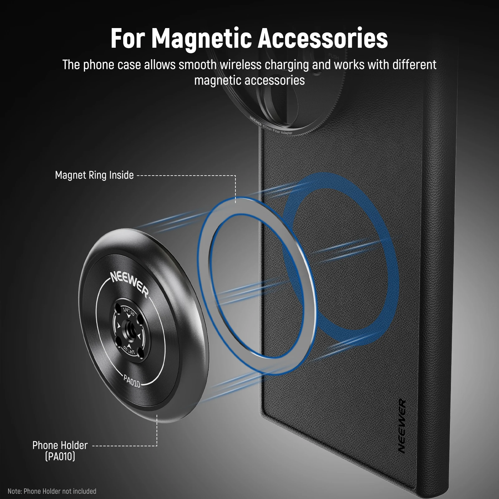 Neewer S24 Ultra Cage Phone Case with 17mm Lens & 67mm Filter Mount 2