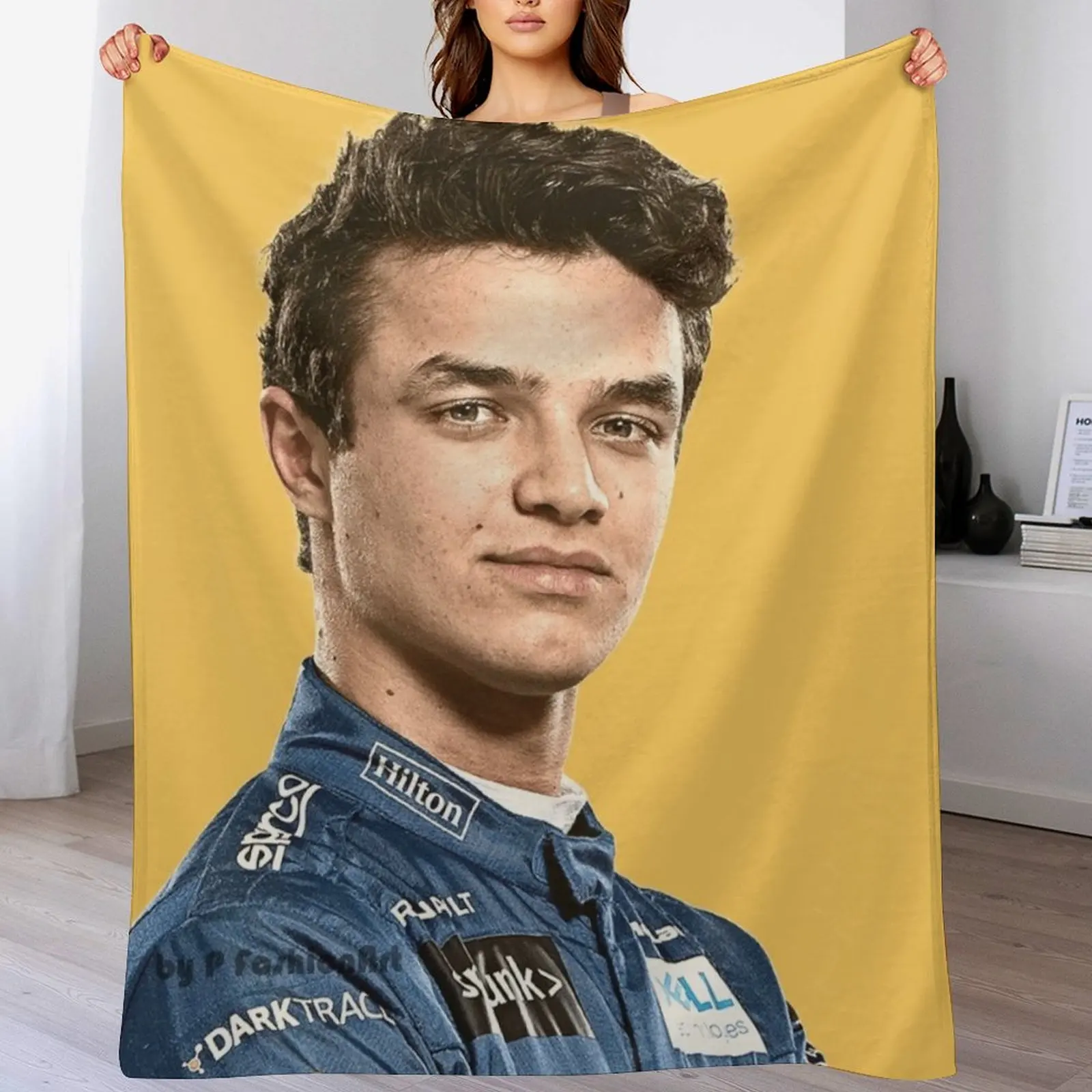

Lando Norris Throw Blanket Comforter Soft Big Sofa Throw warm for winter Blankets