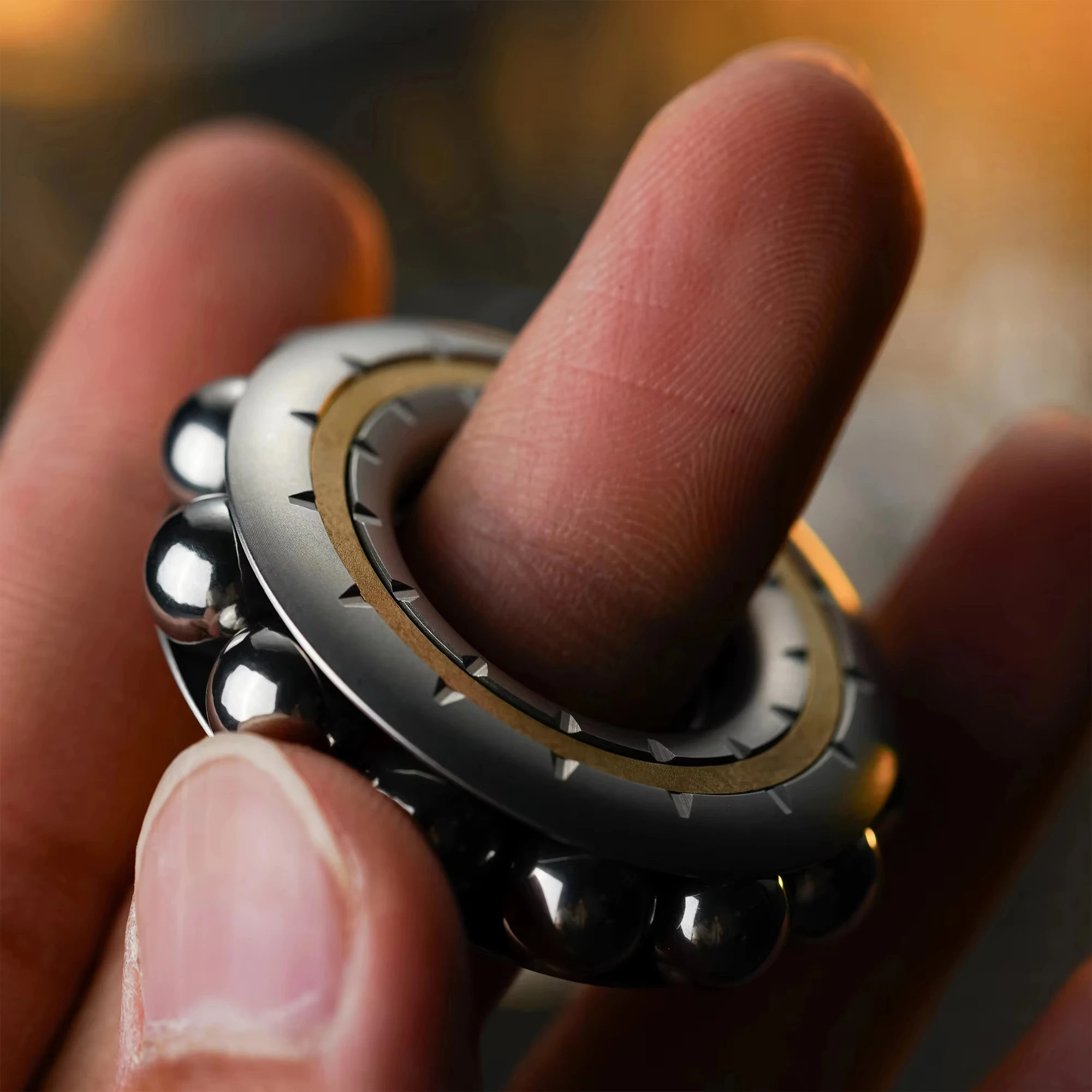 

EDC Fingertip Gyro Stress Relief Toys Metal Material Mechanical Structure Adult Stress Reduction Gift Ring