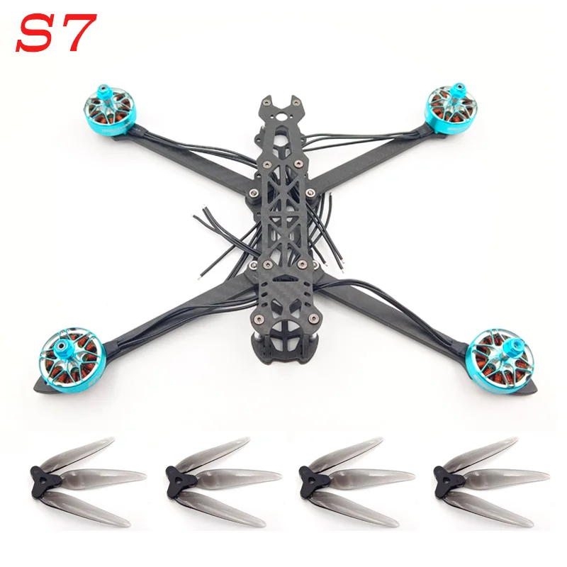 MARK4 7inch 295mm Wheelbase Carbon Fiber Frame 5mm Arm 2806.5 1300KV Brushless Motor 7inch propeller For FPV 7