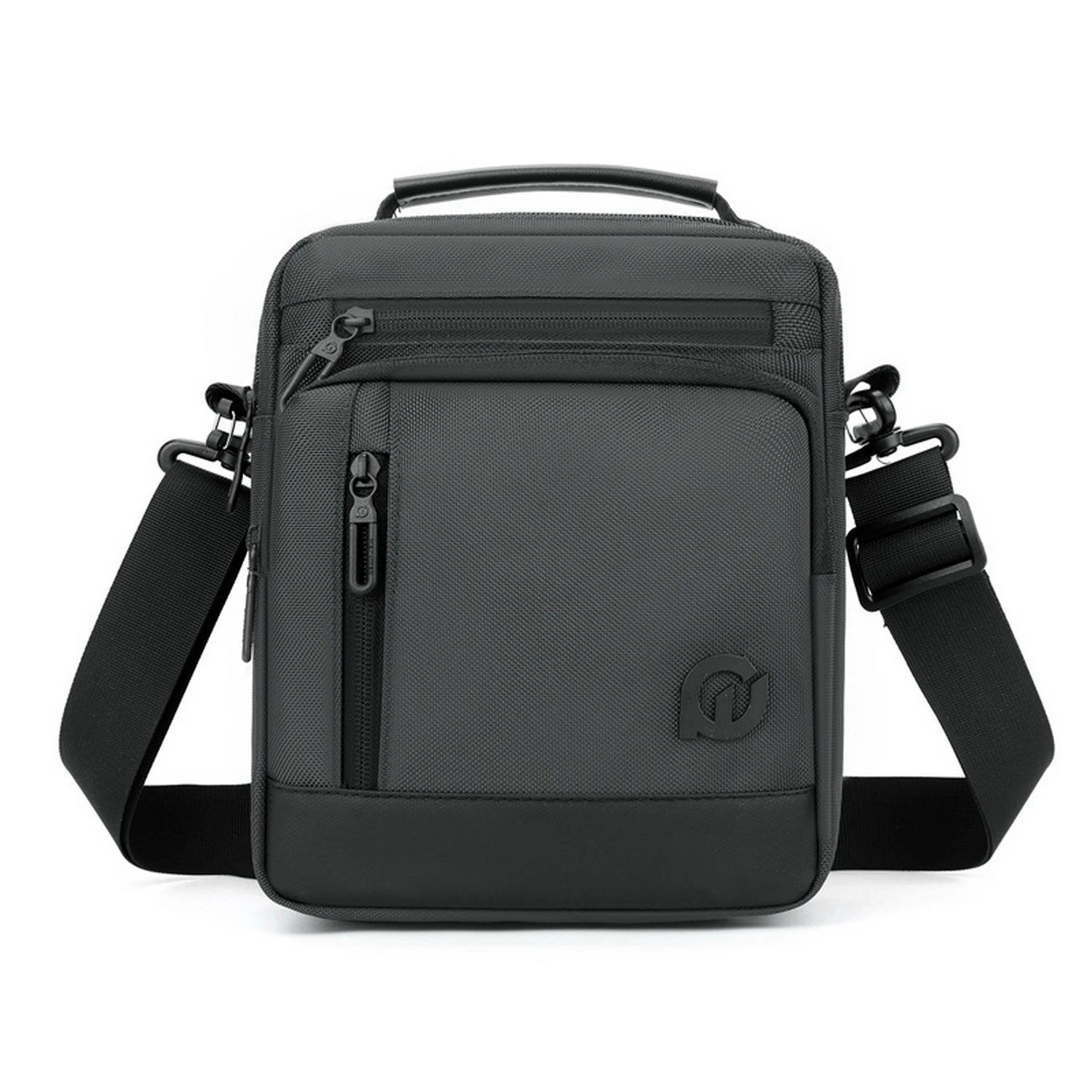 Fashion Men's Sling Casual Business Shoulder Bag Waterproof Crossbody Bag Large Capacity Top Handle Messager Shoulder Handbag