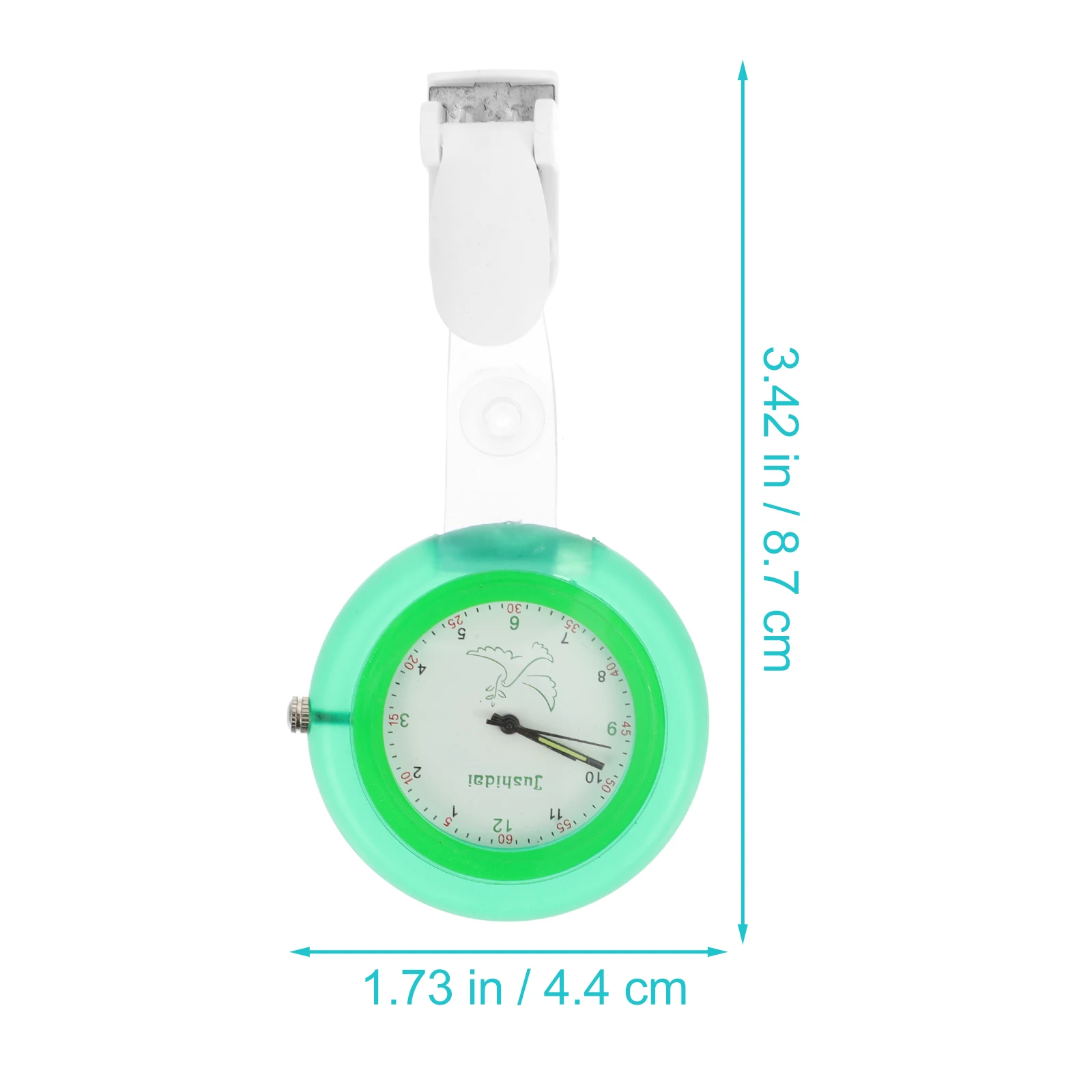 

Quartz Nurse Watch Clip Type Pocket Hanging Chest Glass Mirror Durable Beautiful Practical Professional Technology Stable Firm