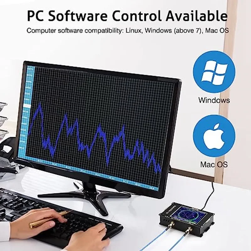 Nanovna SAA-V2 Vector Network Analyzer 10KHz~3GHz HF VHF UHF Antenna Analyzer 3.2\