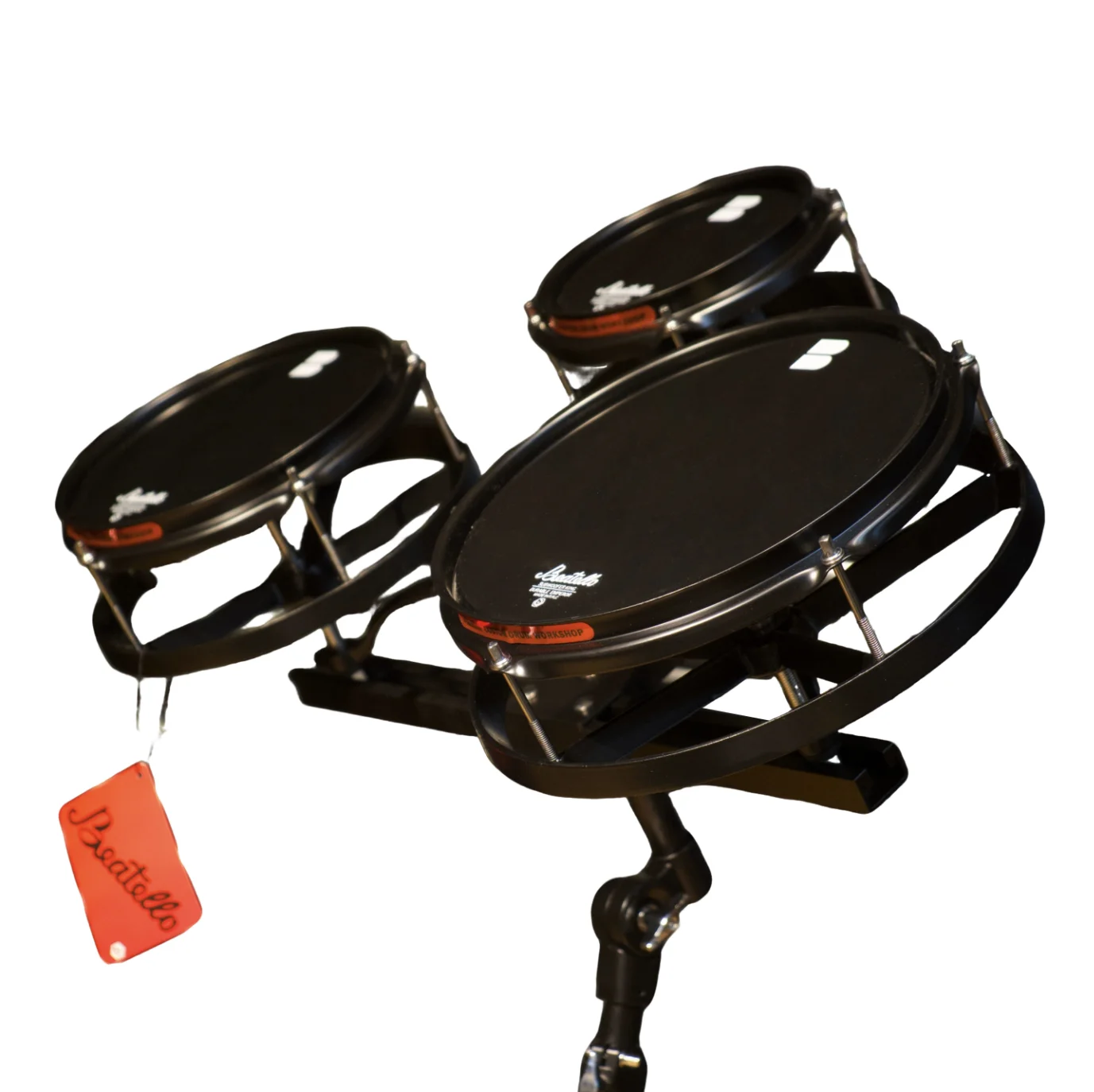 Roto tres piezas Tom Drums 6 ''8'' 10 ''instrumento Musical de percusión concierto Tom Drum Set Roto Tom Drums Set con soportes