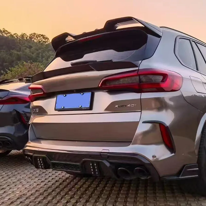 Suitable for 2021-2024 BMW X5 Modified LD Model Carbon Fiber Spoiler High Performance Spoiler