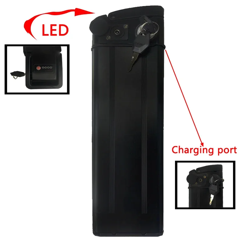 100% New 18650 Lithium Battery Pack 36V Whitefish Electric Vehicle Battery 10Ah with BMS Anti-theft Lock