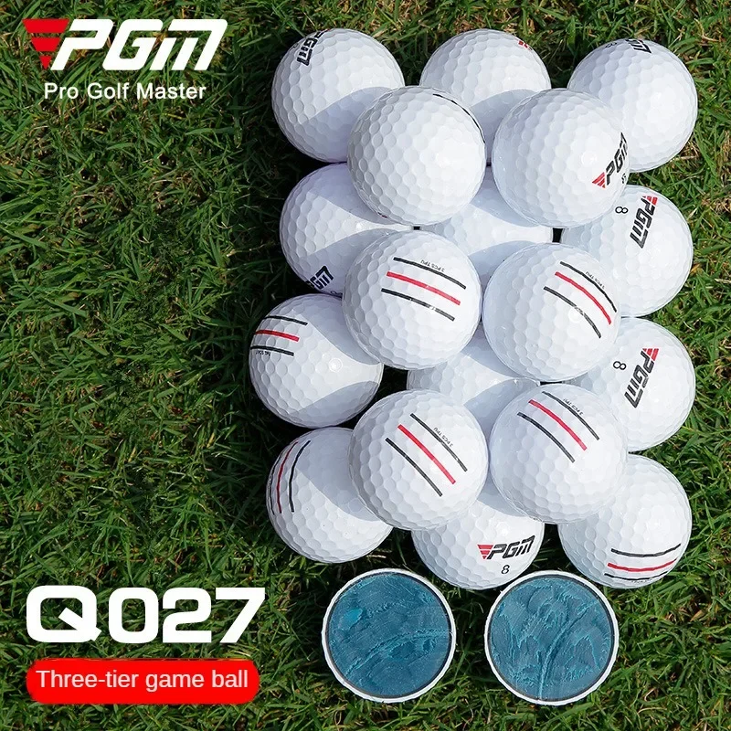 PGM Golf Three-layer Game Ball TPU Three-layer Ball Soft Hitting Feel Game Ball Q027