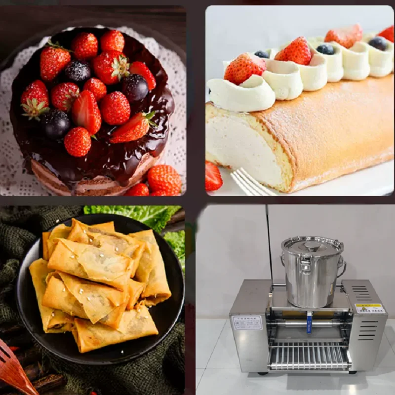 New Thousand Layer Cake & Crepe Making Machine Automatic High Productivity Portable Table Top