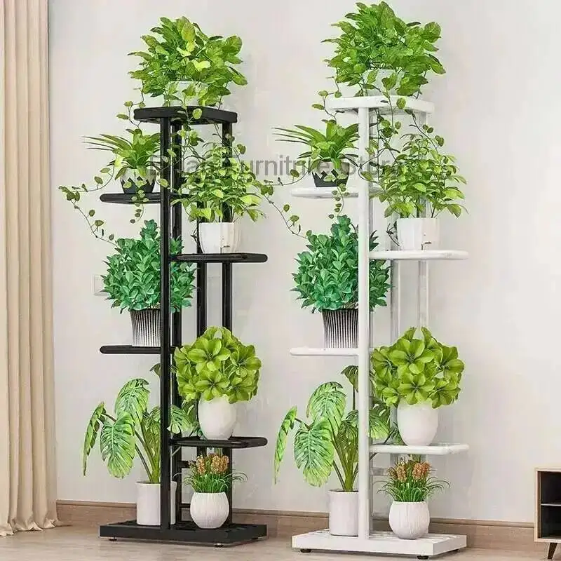 

Flower Rack Minimalist Room Aesthetics Living Modern Trendy Plant Display Shelf Accessories Designer Muebles Home Furniture