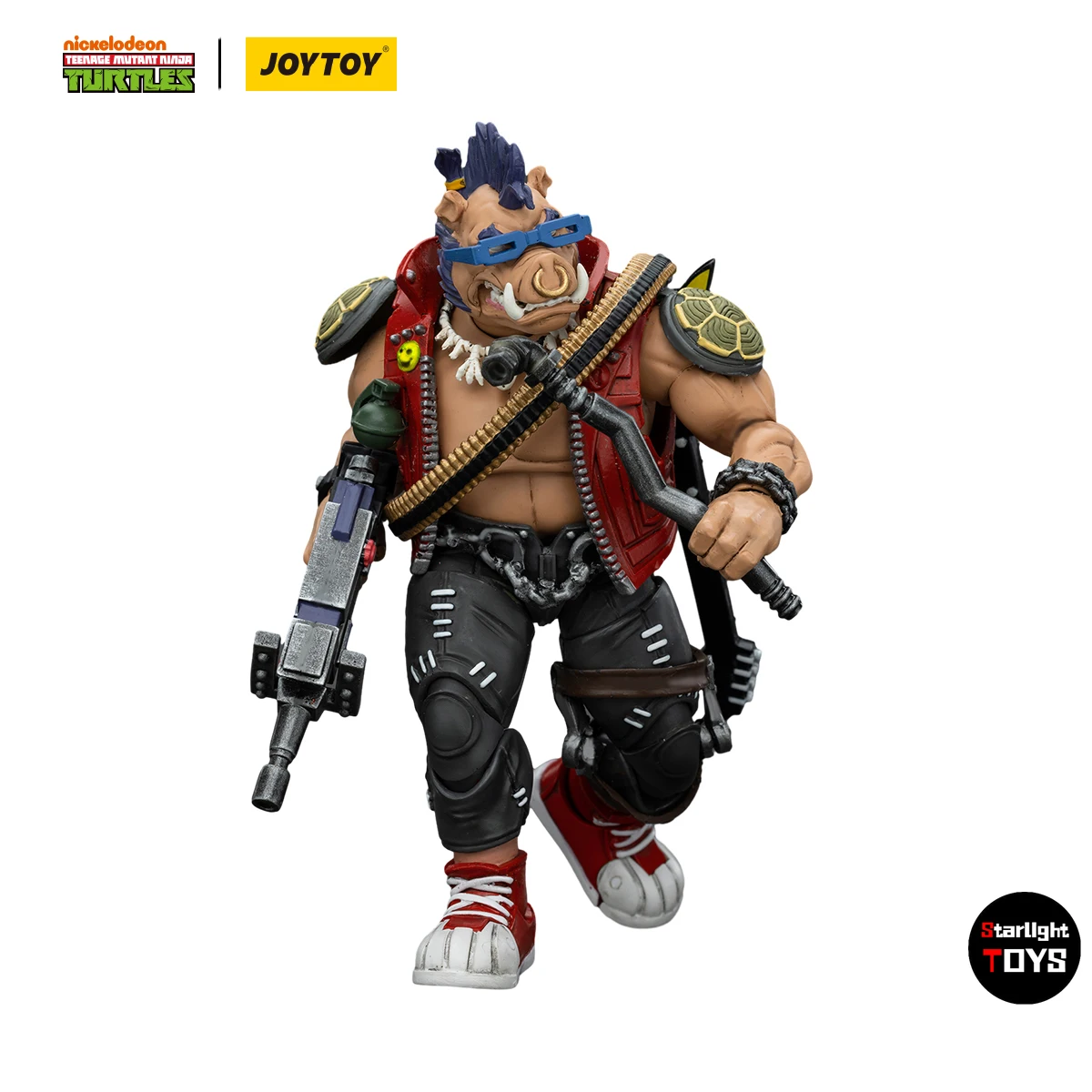 

JOYTOY TMNT Rocksteady Beebop 1/18 Action Figure Model Toys