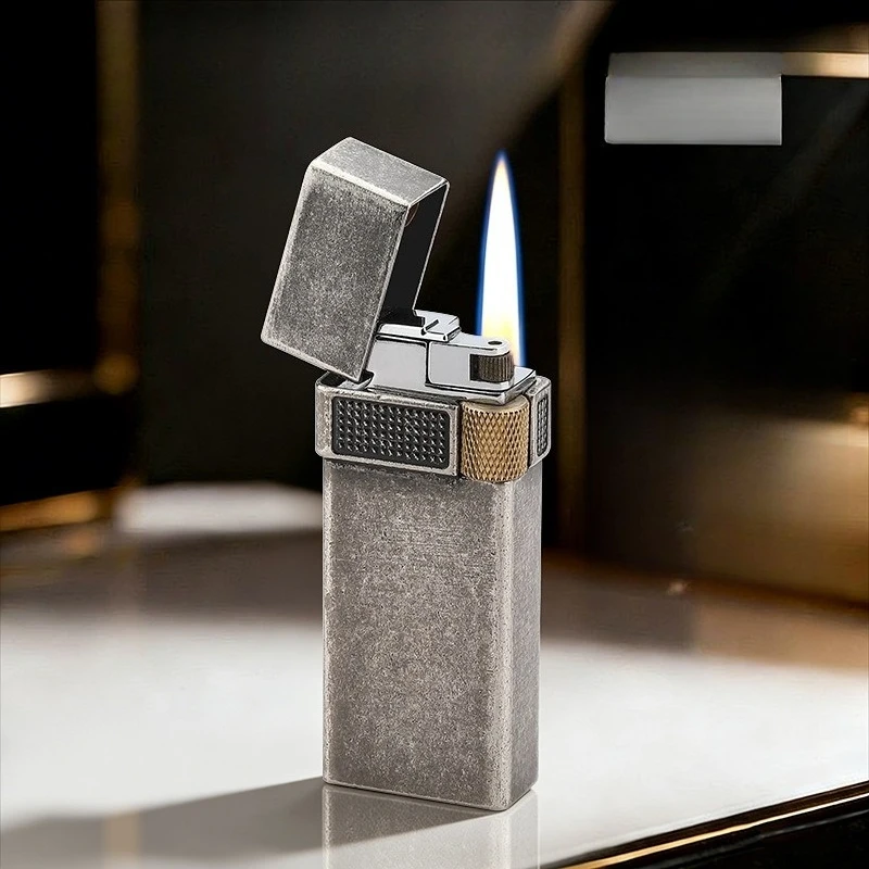 

Новая ретро-зажигалка с открытым пламенем, высококачественная портативная зажигалка, аксессуары для сигарет, гаджеты для мужчин