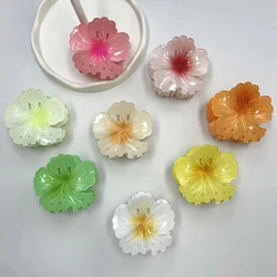 Pinzas para el pelo de flores para mujer, pasadores de garra para el pelo, horquillas grandes, accesorios para el cabello, moda Bohemia, vacaciones