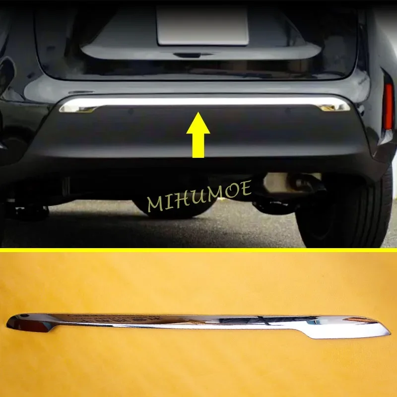 

For Toyota Yaris Cross Accessories 2021 2022 2023 2024 2025 Rear Fog Light Cover Strips Protector Glossy Chrome