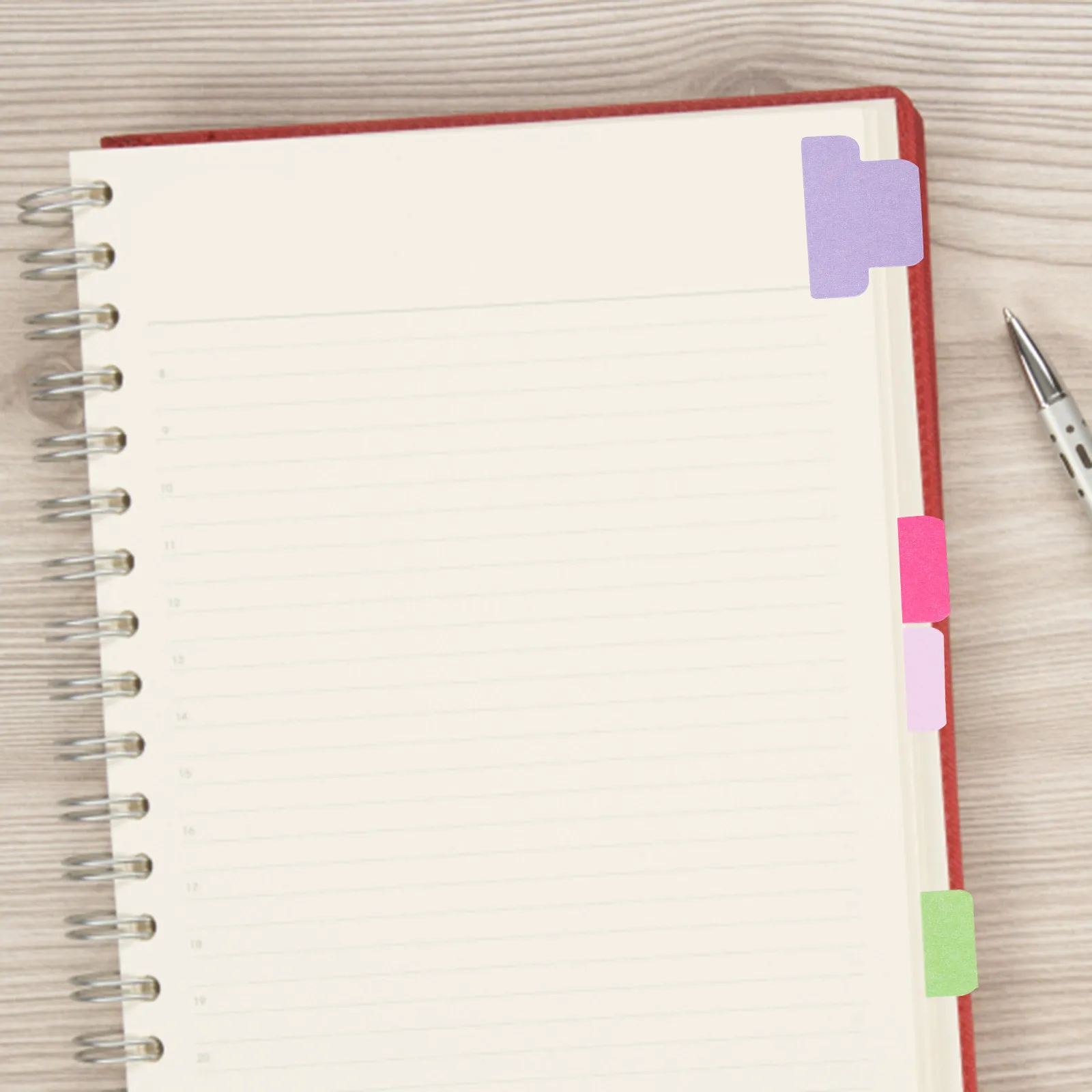 

20 Sheets Easy Peel Paste Sticky Tabs for Books Notebooks Files Index Divider Tabs Bookmark Page Markers Home Office School