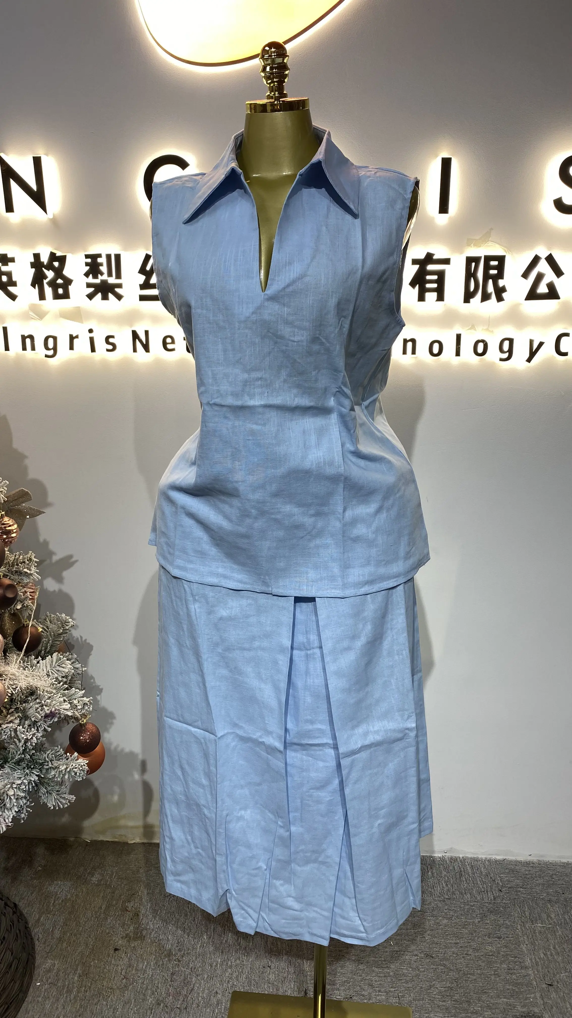 

360 ° Эластичная ткань с 5% спандекса для длительного сохранения формы в женской повседневной одежде.-GZXX524