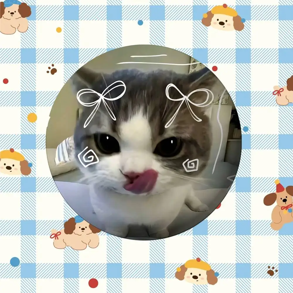 Niedliche Katzen-Memes Meow Kawaii Abzeichen Kreative Blechpins Kreative Zitat-Broschen Kleidung Rucksack Schmuck Geschenk Für – Detail 5