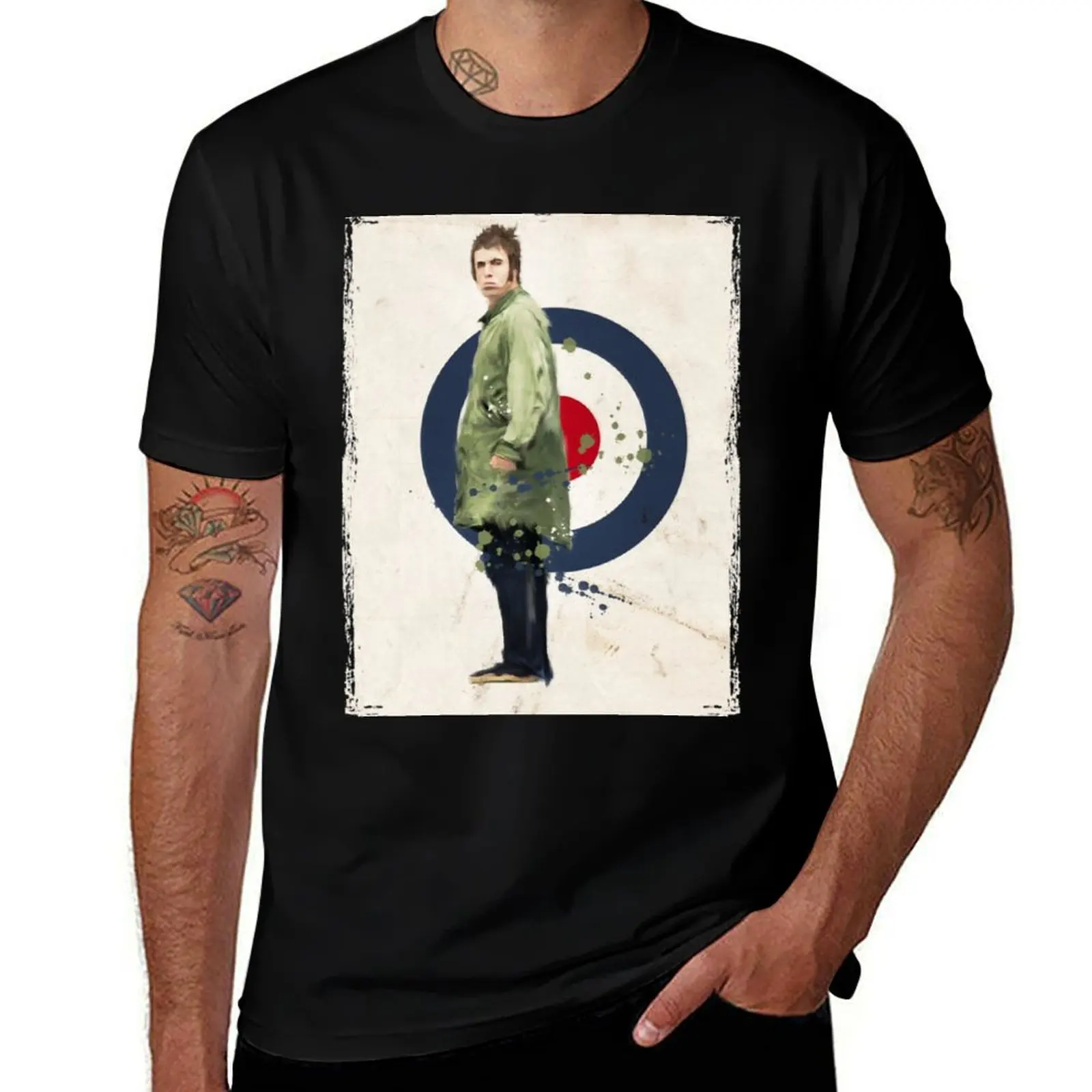 

Футболка с классическим искусством liam gallagher, мужские футболки, мужская футболка с рисунком, футболка