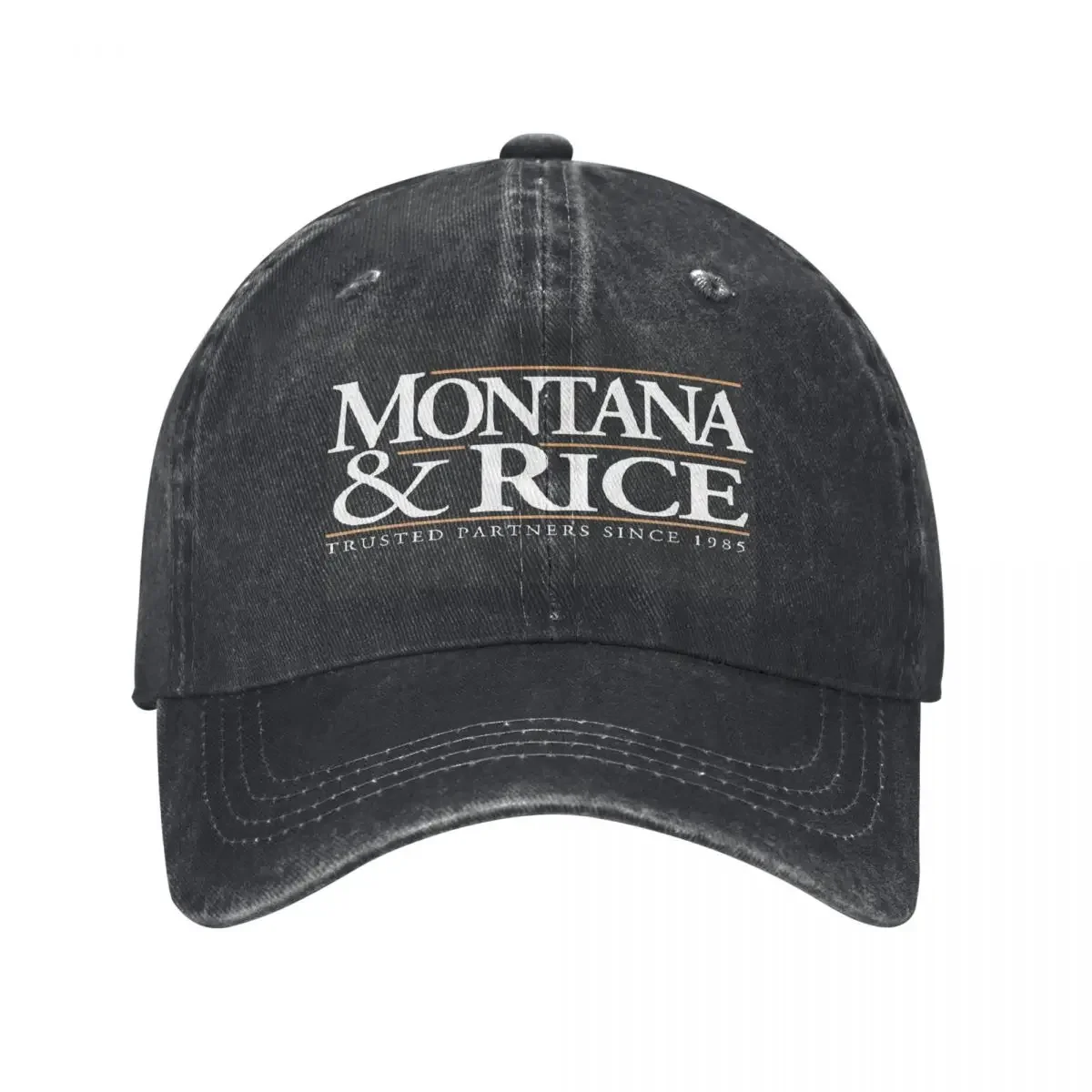 Montana & Rice SF 49ers Baseball Cap Vintage Distressed Washed Snapback Cap Outdoor All Seasons Travel Adjustable Caps Hat