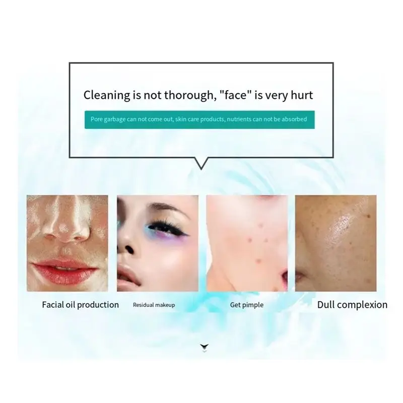 Offre spéciale-Vibration brosse nettoyante pour le visage nettoyant par vibrations pour le nettoyage des pores profonds Exfoliation de la peau