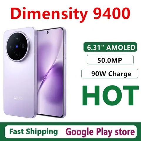 Originale Vivo X200 Pro Mini Telefono Mobile 6.31 "AMOLED 120HZ 90W Carica 5700mAh 50.0MP Fotocamera Dimensity 9400 Android 15.0 OTA