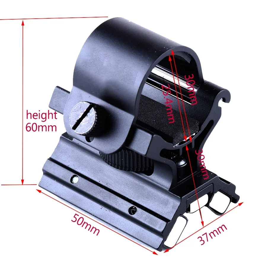 Imagem -06 - Pistola Magnética de Três Lados Montagem de Lanternas Magnéticas Forte Sucção x Holder Riflescope Tocha Laser Suporte 25.4 mm 30 mm Novo