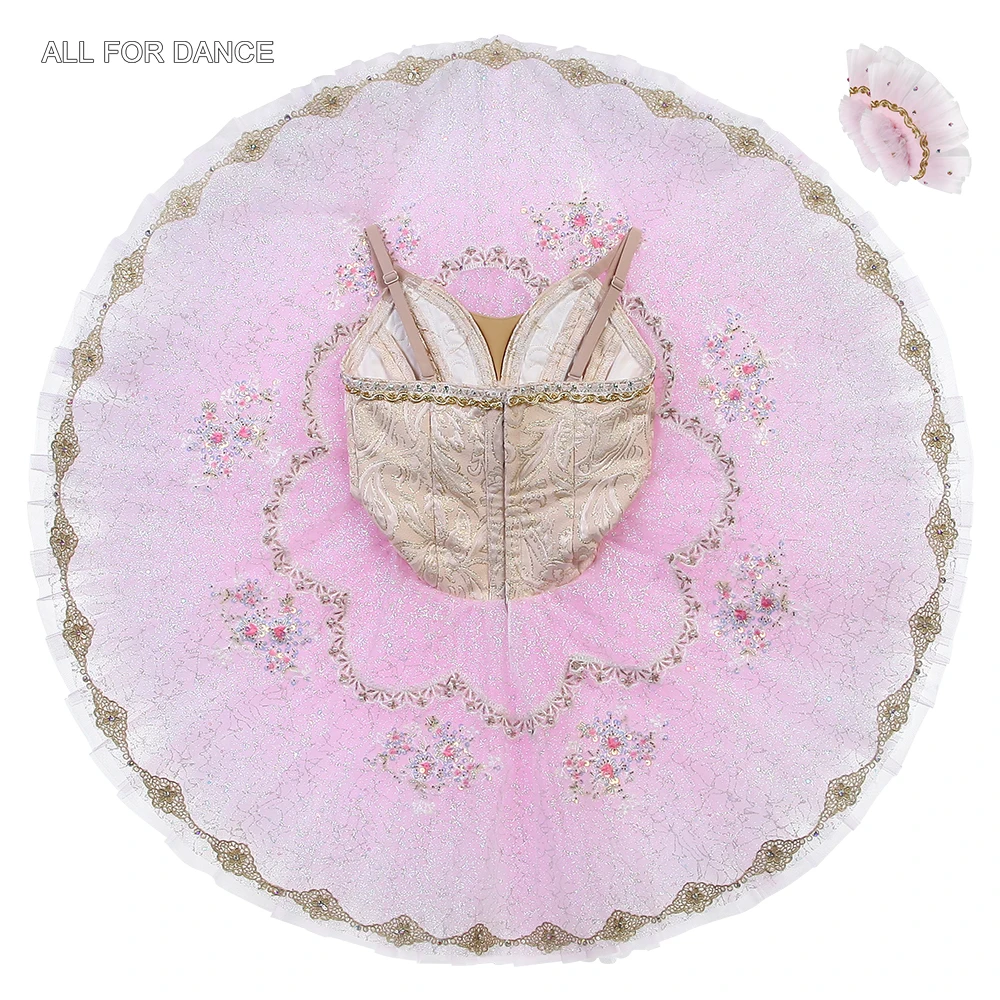 B25006 Gonne da balletto personalizzate per ragazze e donne Tutu di danza classica professionale rosa Costumi per spettacoli o competizioni