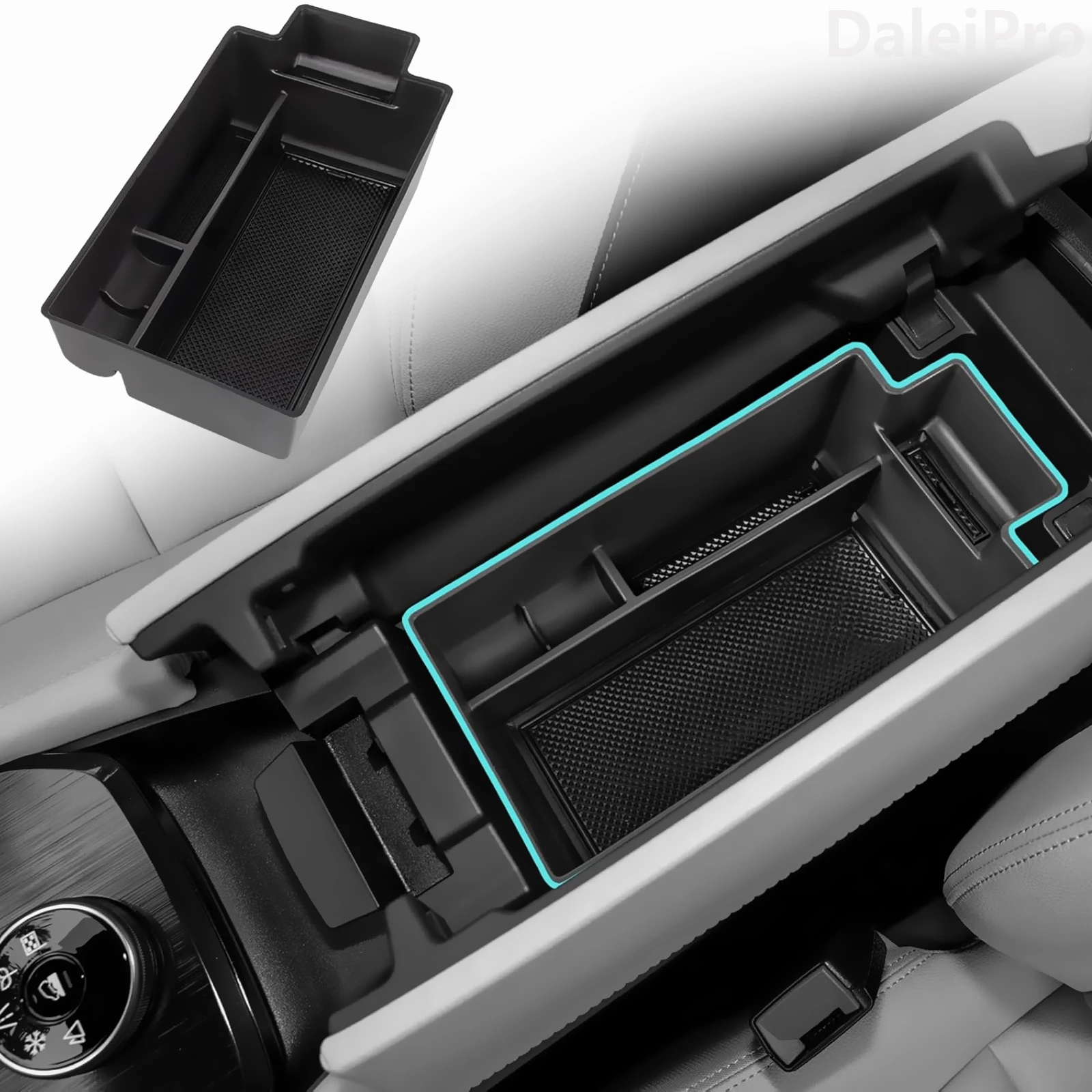 Für Nissan Rogue T33 2021-2025 Auto Center Konsole Organizer Box Armlehne Lagerung Box Layered Lagerung Box für Rogue zubehör – Detail 2