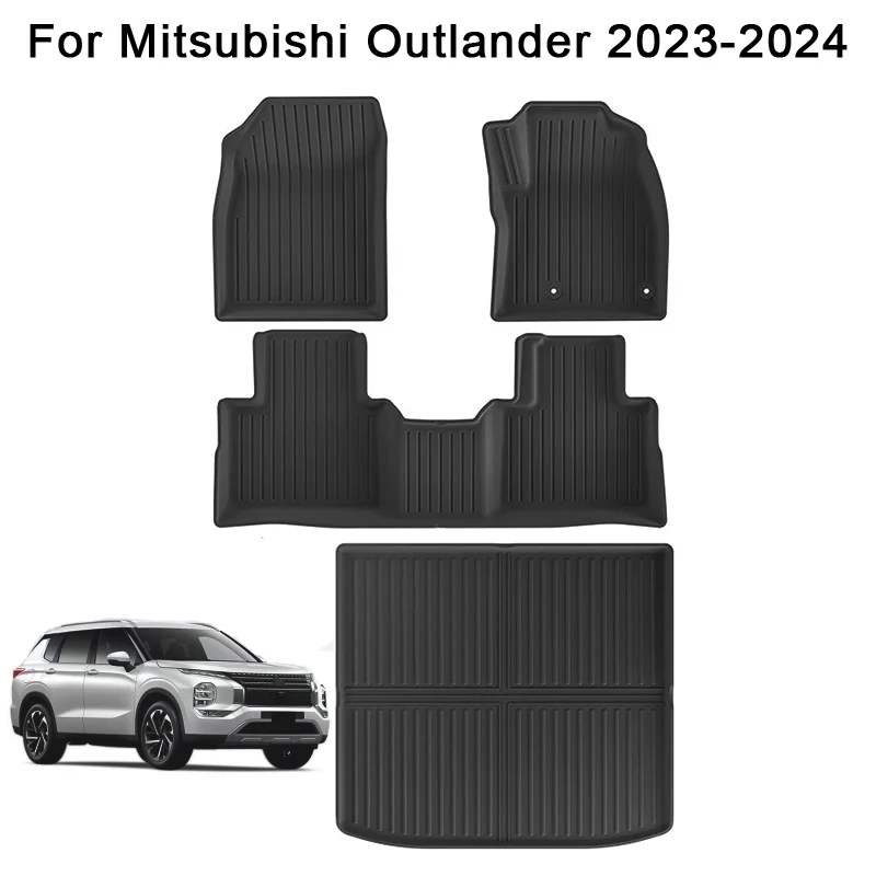 

for Mitsubishi Outlander 2023-2024 Car Floor Mats Car Accessories Cargo Liner Trunk Mat Protection Pad Only Fit Right Rudder