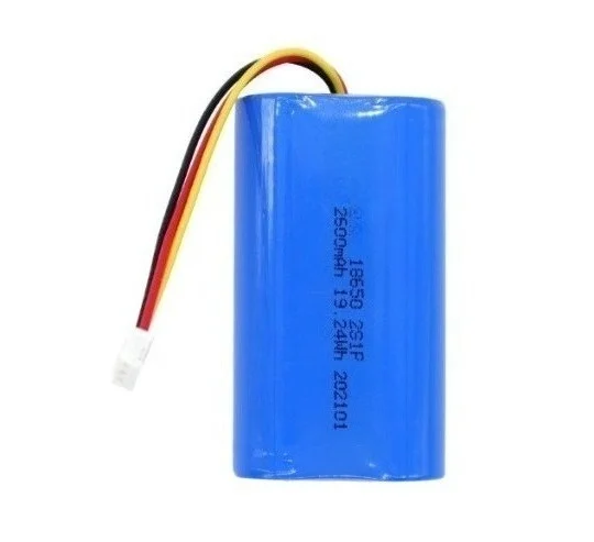 Paquete de batería de litio 7,4 V 2500mAh 2S 18650 para piezas de coche RC batería recargable de iones de litio de 7,4 voltios con protección contra sobrecarga